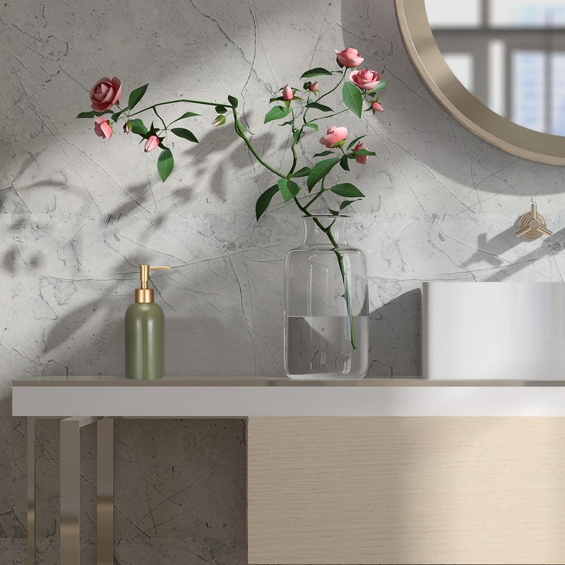 sourcing map Soap Dispenser-14Oz Ceramic Dish Hand Soap Dispenser with