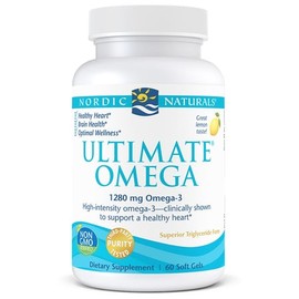 Nordic Naturals Ultimate Omega Lemon 60caps Fish Oils
