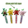 Lopenle 24 Pieces Adorable Stacking Pencils Fruit Pencils Novelty Multi