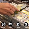 Nadex Clear Acrylic Cash Box with Slipping Cover - 5mm