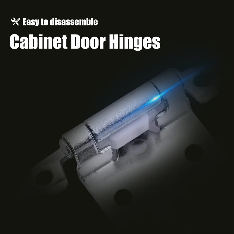 Dazone 20PCS Cabinet Hinges 1/2" Overlay Self Closing Door Cabinet