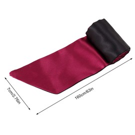 metagio 2 Pcs Satin Eye Cover, Soft Comfortable Silk Sleeping Cover Blindfold Tie for Valentine's Day Gift, Silk Comfortable Smooth Sleep Blindfold Tie for Women Travel Supplies, 2 Colors