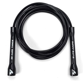 Elite Jumps Cuerda para saltar PVC 6 mm/Do Hard Things