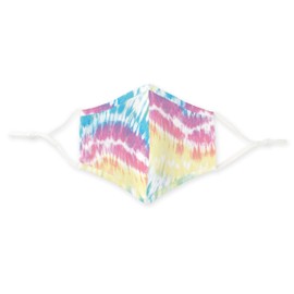 WEDDINGSTAR 3-Ply Kid's Washable Cloth Face Mask Reusable and Adjustable with Filter Pocket - Tie Dye