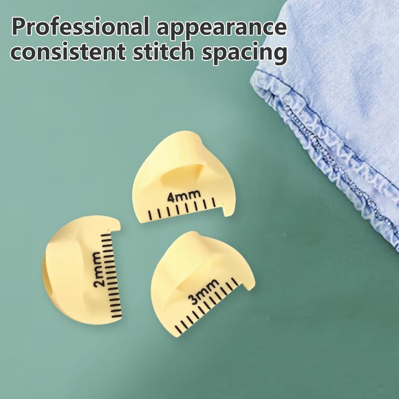 3pcs Sewing Finger Ruler Set | 2mm, 3mm, 4mm Stitching