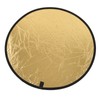 Silver Gold 2 In 1 Reflector Portable Mini Round Light