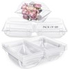 Funnymoom 100 Pack Clear Plastic Flower Corsage Plastic Box 9