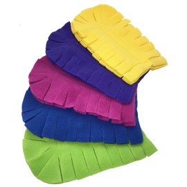 Xanitize Fleece Refills for Swiffer Hand Duster - Reusable, Dry Duster - 5-Pack Rainbow (Jewel)