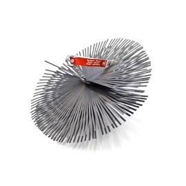 PYRO FEU 862595 Hedgehog Chimney Sweep Head Steel 150mm Metric Thread 12 Grey