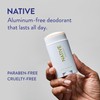 Native Native Deodorant Contains Naturally Derived Ingredients, 72 Hour Odor