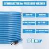 RIDGE WASHER Sewer Jetter Kit for Pressure Washer 100FT, 3600
