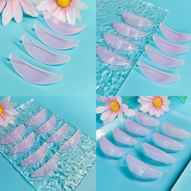 PERMANIA Lash Lift Rods, 8 Pcs/4 Sizes for Lash Perm