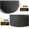 Superora Men's Beret Flat Cap Beret Hat Winter Warm Cap