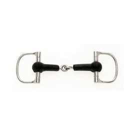 Lorina Rubber D Race Snaffle One Colour 5.5 Inch