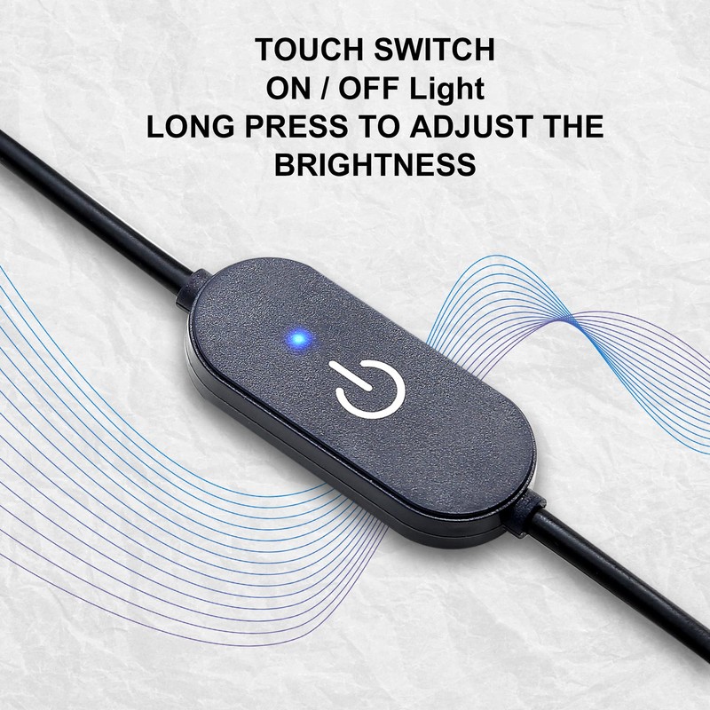 FASTOSS Dartboard LED Lighting System for Bristle Dartboard 360 Degrees