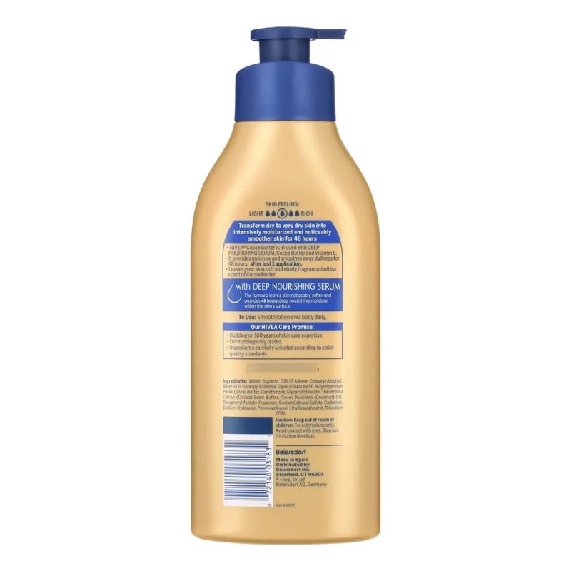 Nivea Crema Corporal Cocoa Butter Americana 591ml.