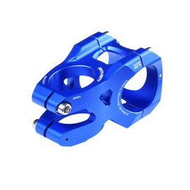 FIFTY-FIFTY Aluminum Alloy Mountain Bike Stem for 1-1/8 Steer Tube 31.8mm Handlebar, 35mm, Blue