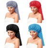 4 Pack Extra Large Shower Cap for Braids/Curly Hair/Dreadlock |