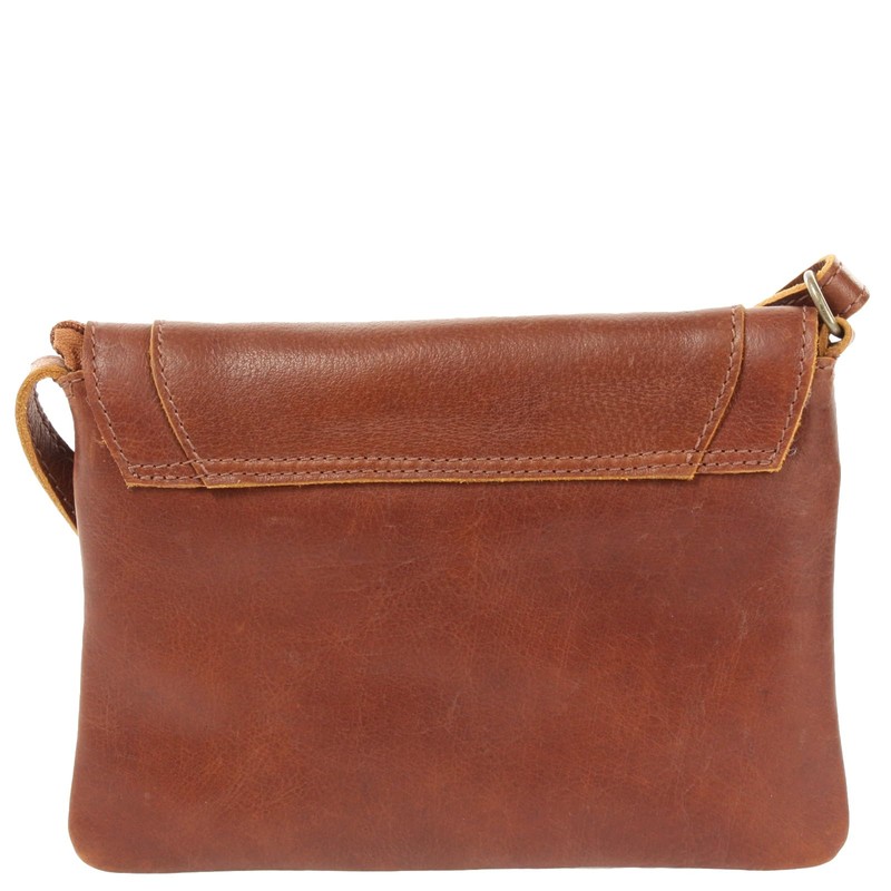 LECONI LE3078 Women's Small Shoulder Bag Clutch Cross Bag Natural