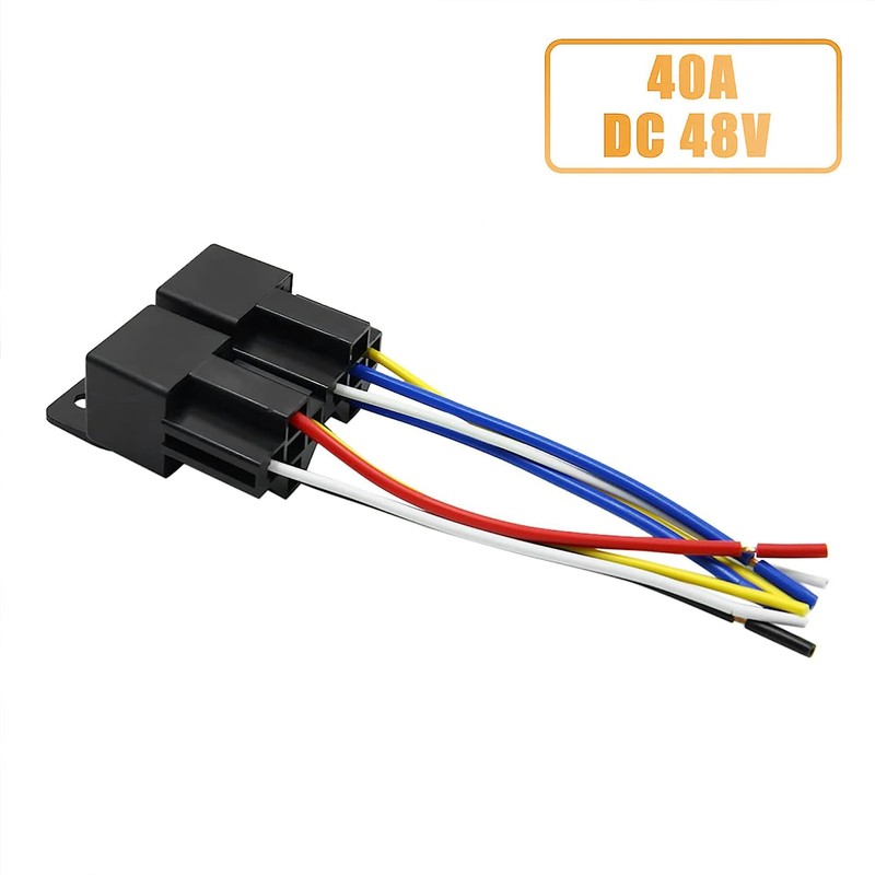 2 Pcs JD-2912 4 Pin DC 48V 40A Relay Multi-Purpose