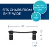 Original Bouncyband for Elementary School Classroom Chairs, Black – ADHD