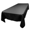 TableLinensforLess Polyester Rectangle Tablecloth, 72 Inch by 120 Inch, (Black)