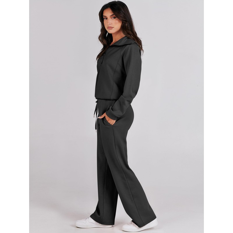 ANRABESS Women 2 Piece Outfits 2025 Fall Fashion Airport Wide