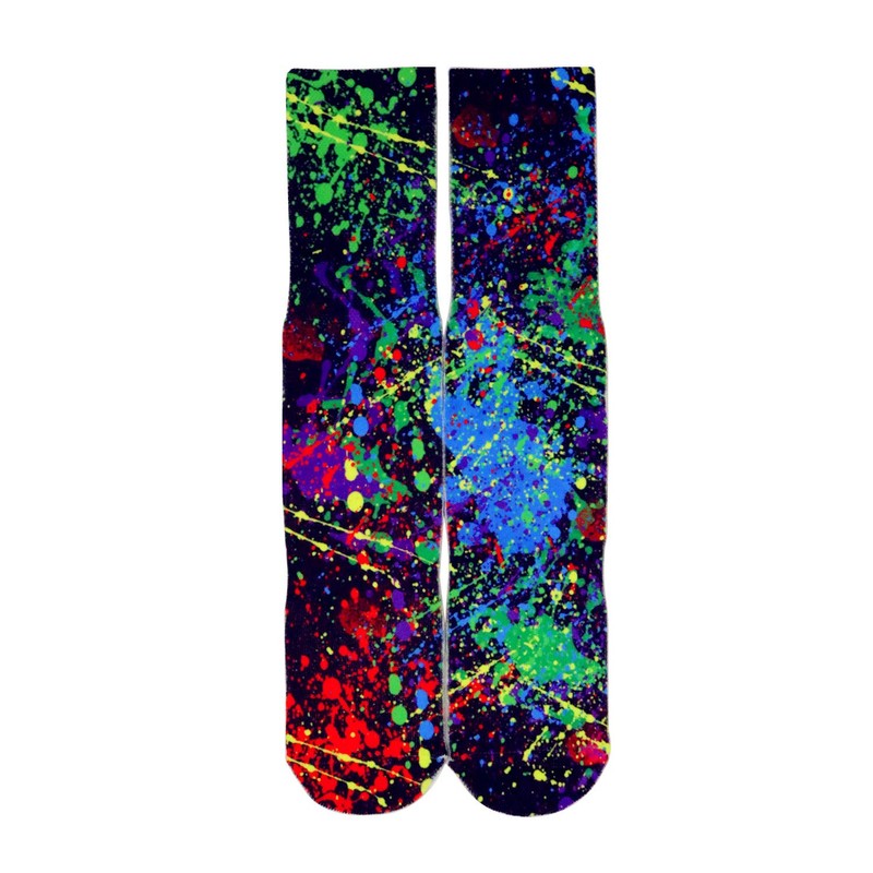 KACOLOR - Calcetines de tubo para hombre con estampado 3D,