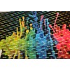 Rollo Bopp para Laminado Térmico Holográfico LLUVIA 30cm x 30m