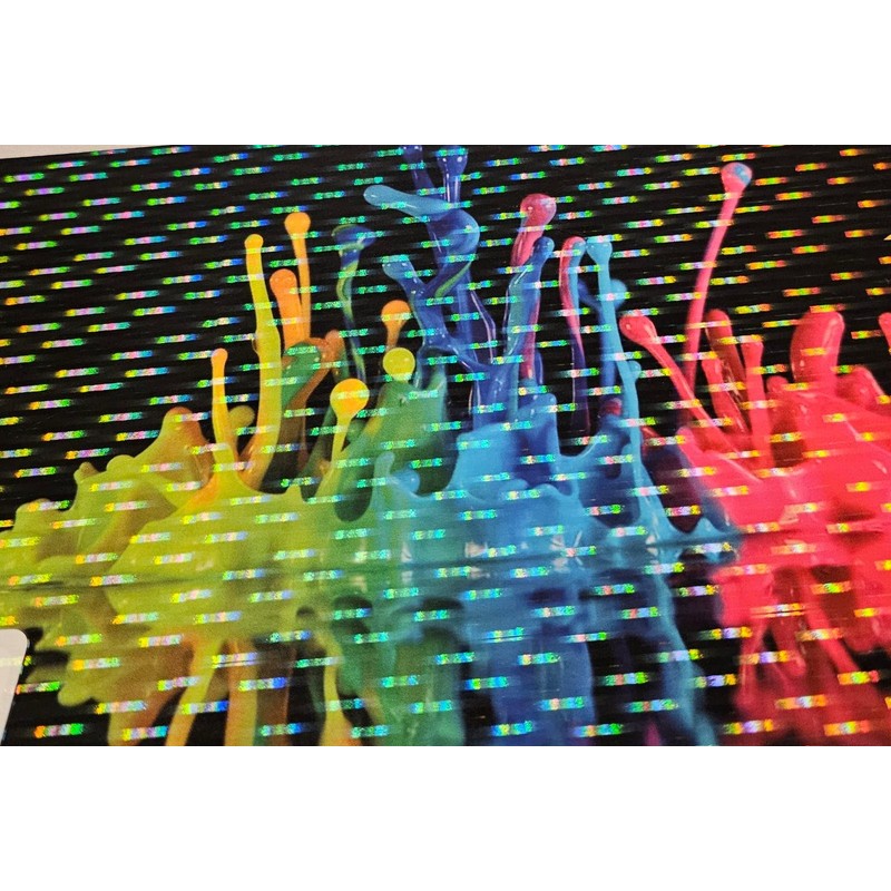 Rollo Bopp para Laminado Térmico Holográfico LLUVIA 30cm x 30m
