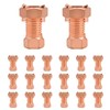 Electric Fence Split Bolt Connectors - High Strength Brass Ground