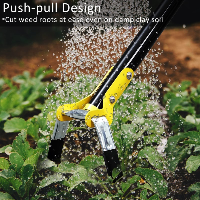 DonSail Hoe Garden Tool -Scuffle Garden Hoes for Weeding Gardening