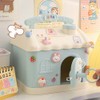Cartoon House Piggy Bank with 3D Sticker DIY Storage Money