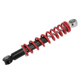 Motorcycle Shock Motorcycle Rear Shock 250mm/9.8in Shock Absorber Rear Suspension Load Adjusting Rear Shock Damper with Red Spring Universal for 50cc‑125cc Dirt Pit Bike ATV Go Kart Auto Accessary