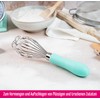 DECOCINO Whisk Small Mint Green – Absolutely Trendy Colour, Professional