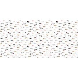 Ambesonne Valentine's Day Pencil Pen Holder, Romantic Day Along Tears on the Eye Rose Love Letters Breakups, Ceramic Pencil Holder for Desk Office Accessory, 3.6" X 3.2", Pale Grey Beige Coral