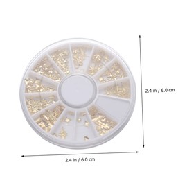 Baluue 1pc Mixed Nail Art Metal Rivet for Nail Decor Elegant Accessories for Girls and Women for Home Salon Use