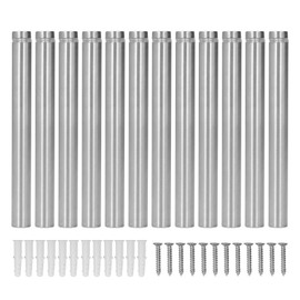 12PCS Standoff Screws Advertising Nails Stainless Steel Sign Holder Screw Wall Mounts 12x120MM