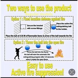 CFP Self Deploying Fire Extinguisher Ball 5 Class Residential/Co