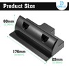 DRELD 2Pcs Side Mounting Bracket Solar Panel - Rectangle Solar