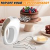 5-Speed Electric Hand Mixer with Whisk, Traditional Beaters, 120 Watts,Portable