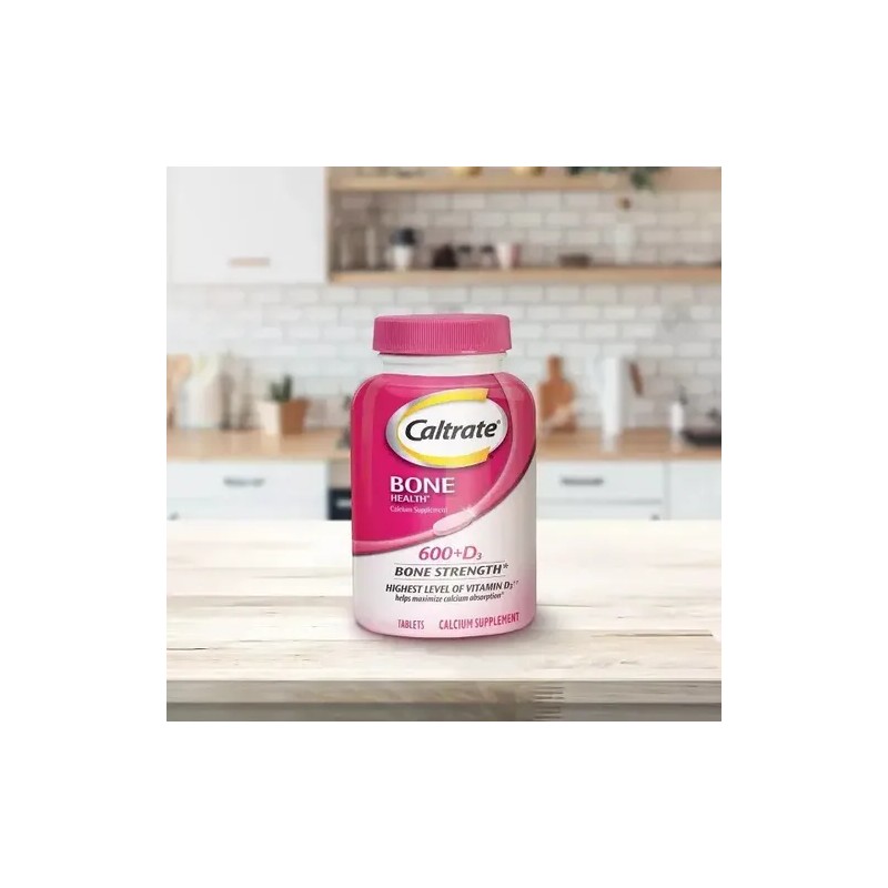 Tabletas Calcio y Vitamina D3 Caltrate 600+D3 Suplemento Alimenticio 200