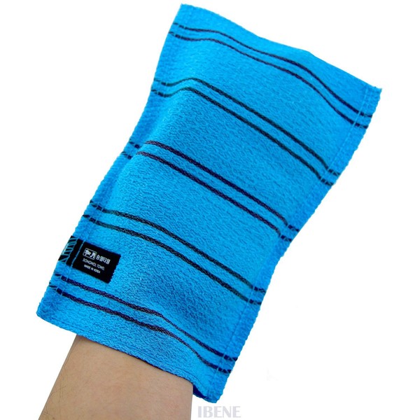 Songwol Towel (Hard) 9" - Korean Beauty Skin Exfoliating Bath Scrub Gloves.(4pcs)