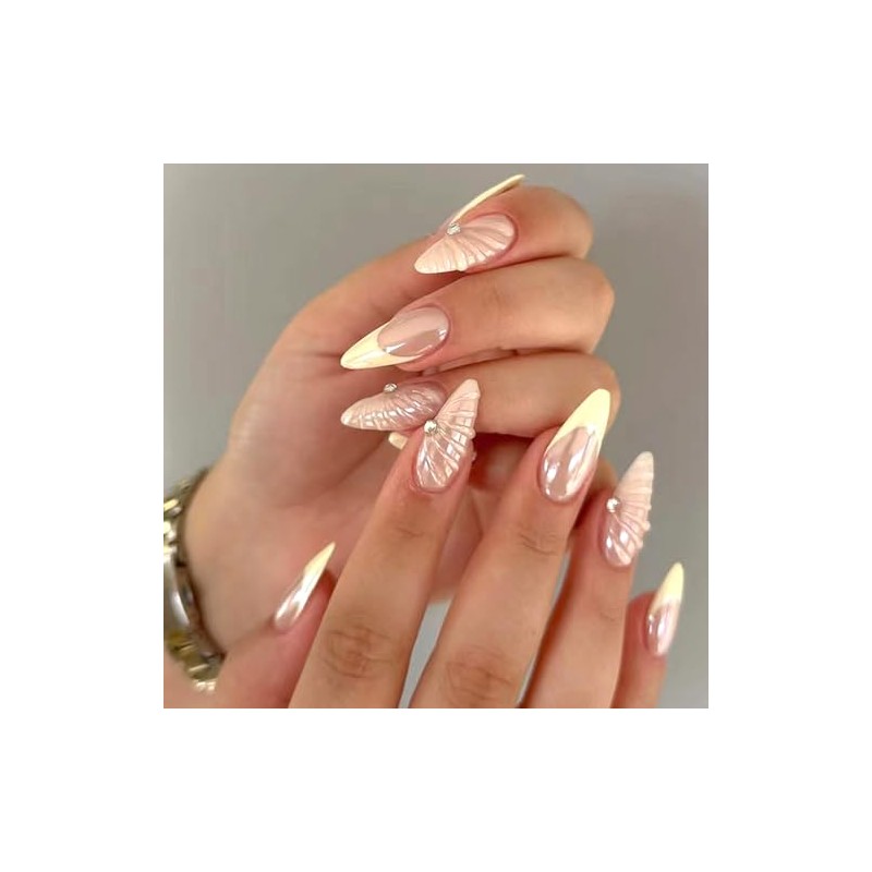 6 paquetes (144 unidades) | Uñas postizas reutilizables | Uñas
