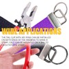 Alybrol Pack of 36 Key Chain Hardware with 1 Key