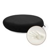 BUYUE Memory Foam Seat Cushion, Dia 13" Soft Velvet Round