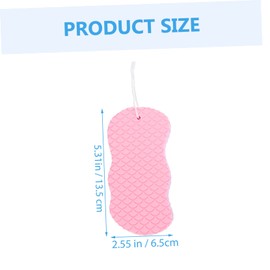 FRCOLOR 2pcs Bathing Sponges Supple Scrubbing Sponges for Gentle Skin Care Soft Bath Wash Towels for Comfortable Bathtime Rituals Blue Pink