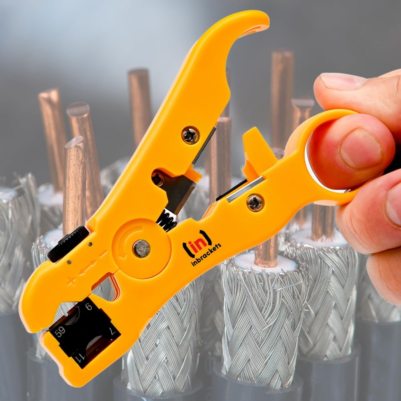 Coax Cable Stripper Cutter Tool for Coaxial RG6 RG59 RG11