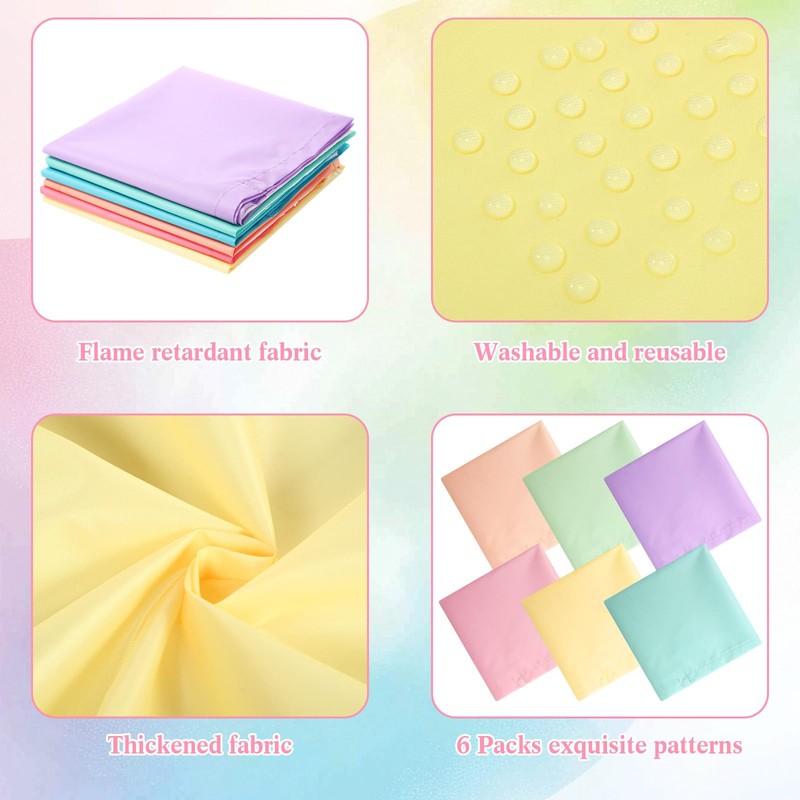 VIHOSE 6 Pcs Fluorescent Light Covers for Ceiling Lights Classroom