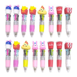 16 Mini Telescopic Pens, Creative Pens, Study and Office Supplies, Cute Stationery